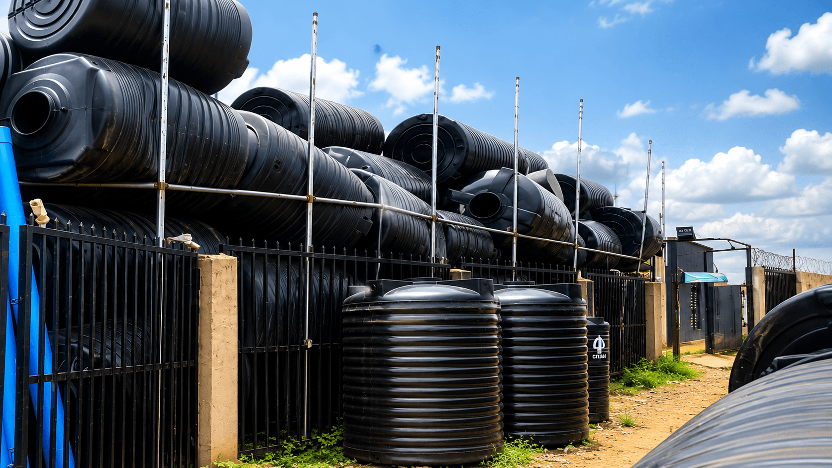 Water storage tanks