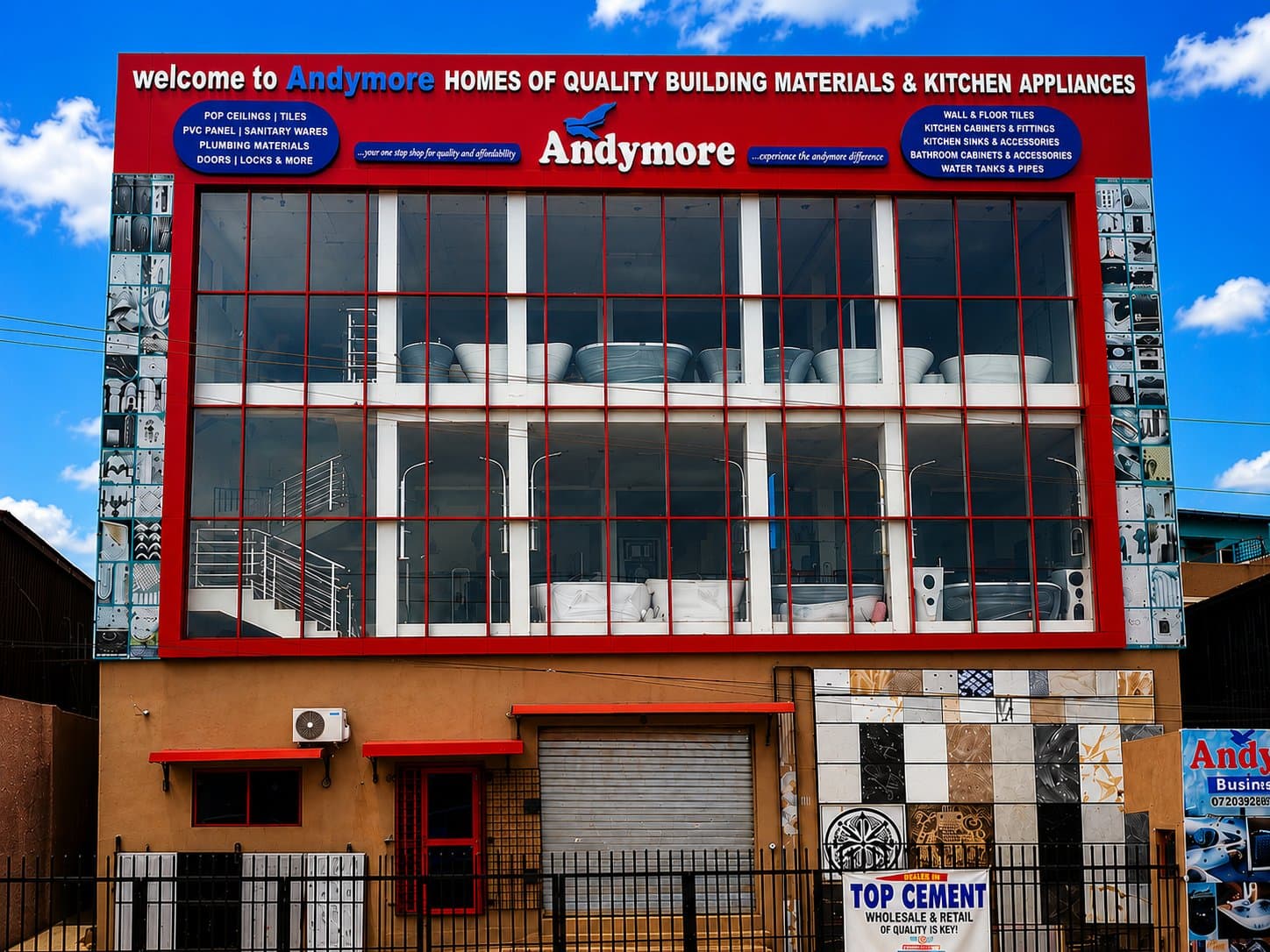 Andymore Business Concept showroom in Lagos