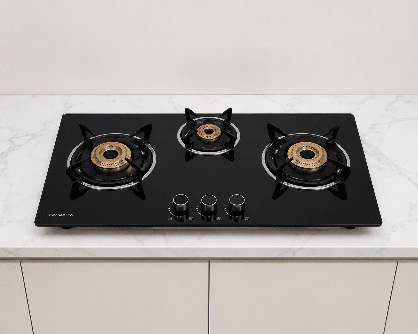 Burner Tempered Glass Gas Cooktop